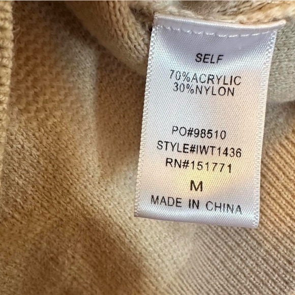 Le Lis Floral Cropped Sweater | Coquette Cottagecore Daisy Knit – Size Medium - Picture 5 of 8